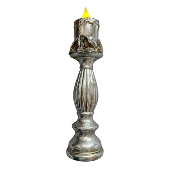 VNTG Look Single Stag Candle Holder Candelabra Stand Candlestick Table Top Decor - Picture 7 of 9